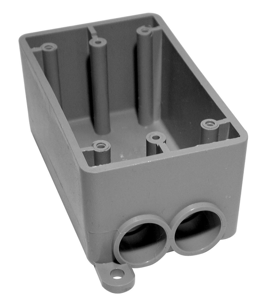PVC FSS-2-050710-U 2G BOX w/2-1
